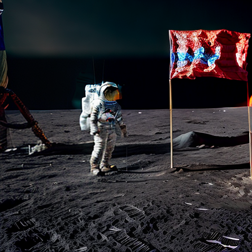 France Flag On The Moon france-flag-on-the-moon