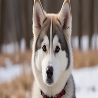 alaskan husky shepherd