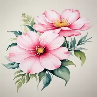 watercolor flower images