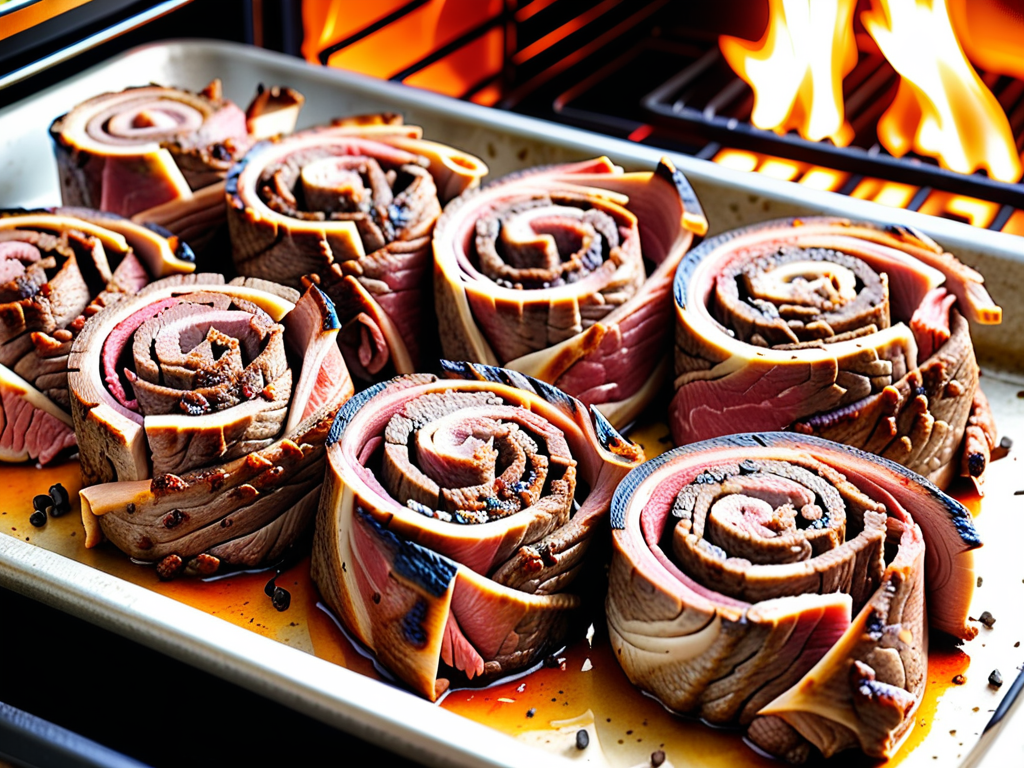 how long to cook steak pinwheels in oven