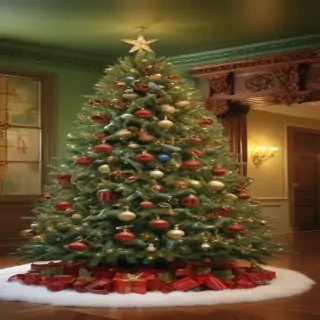 green christmas bg