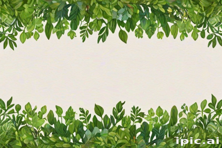 greenery border