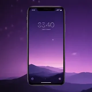 purple lockscreen