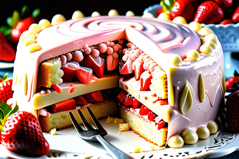 fresh strawberry filling for cake