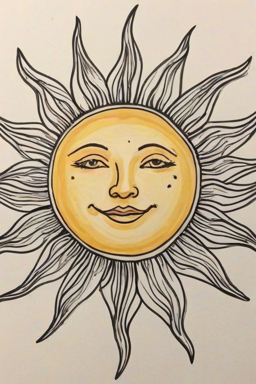 sun doodle