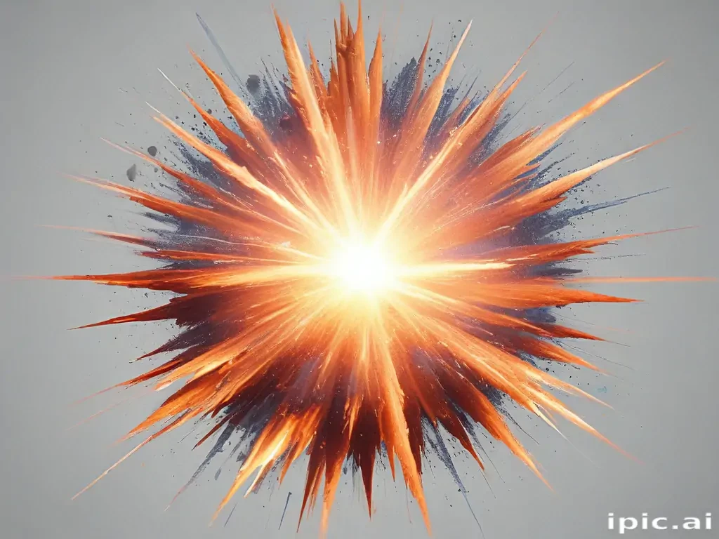 transparent explosion