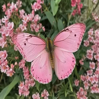 butterfly pink