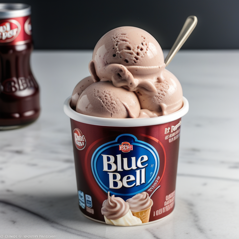 blue bell dr pepper float ice cream