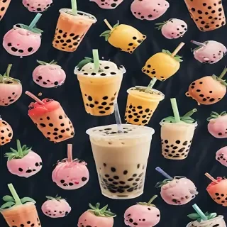 bubble tea wallpaper