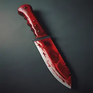 bloody knife aesthetic