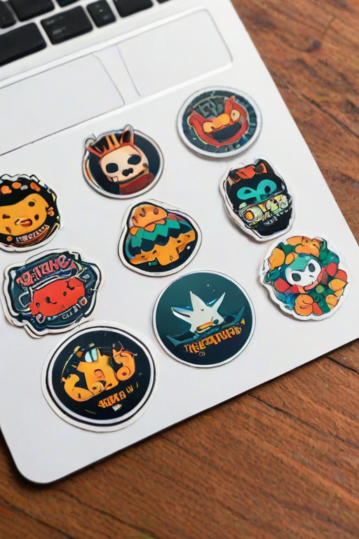 stickers with transparent background