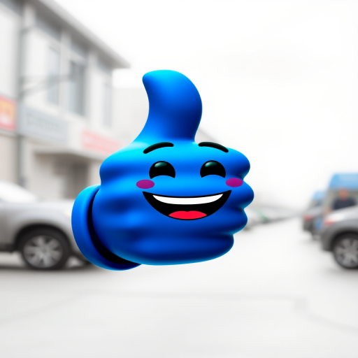 blue thumbs up emoji