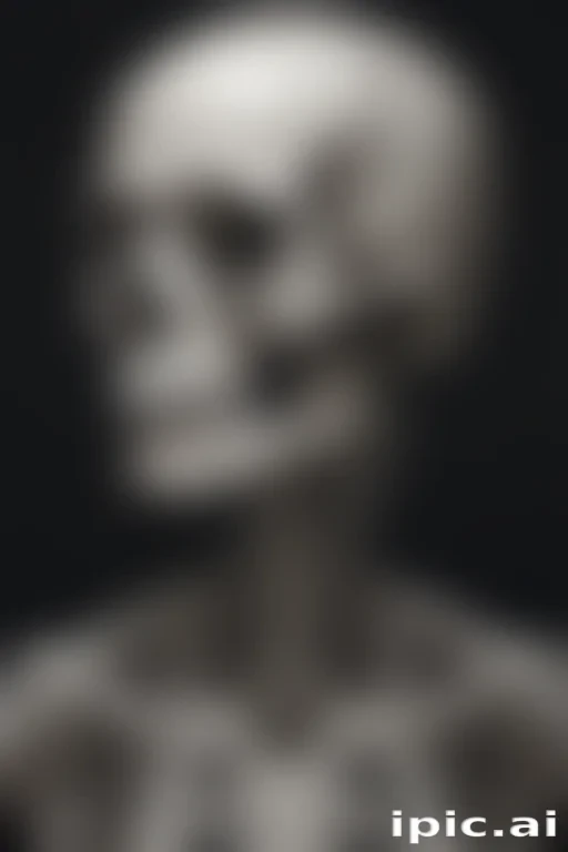 creative skeleton drawing art