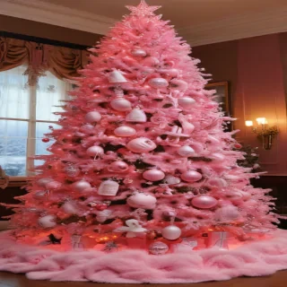 pink christmas pictures