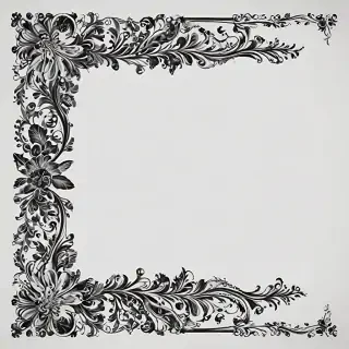 border clip art black and white