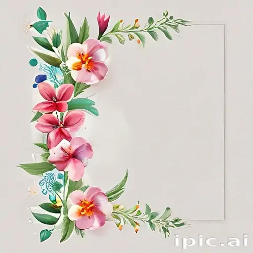 png border flower
