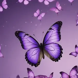 purple butterfly wallpaper aesthetic