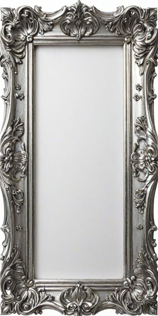 silver frame png