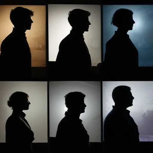 people silhouettes