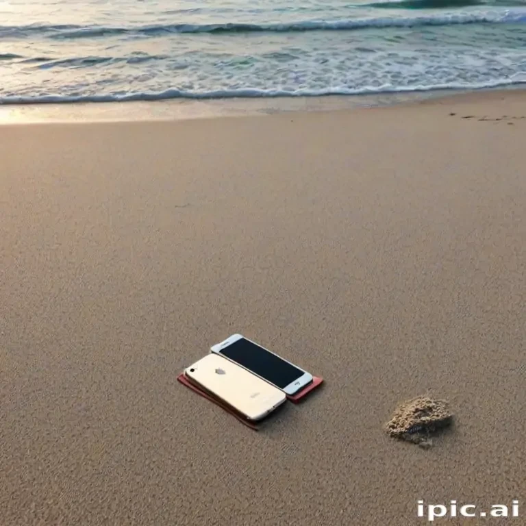 iphone beach