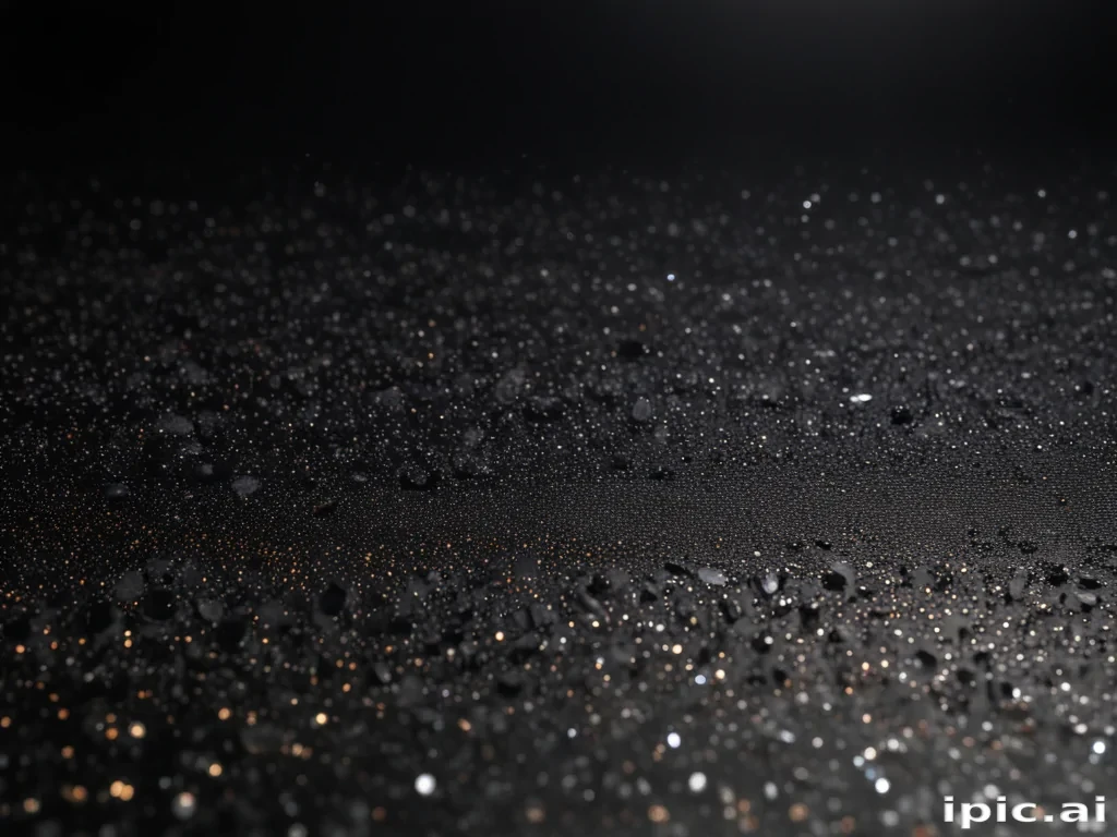 black background with glitter
