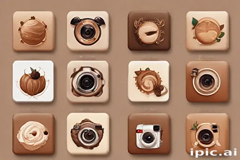 aesthetics brown instagram highlight icons