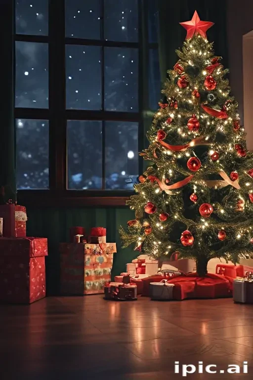 christmas aesthetic background