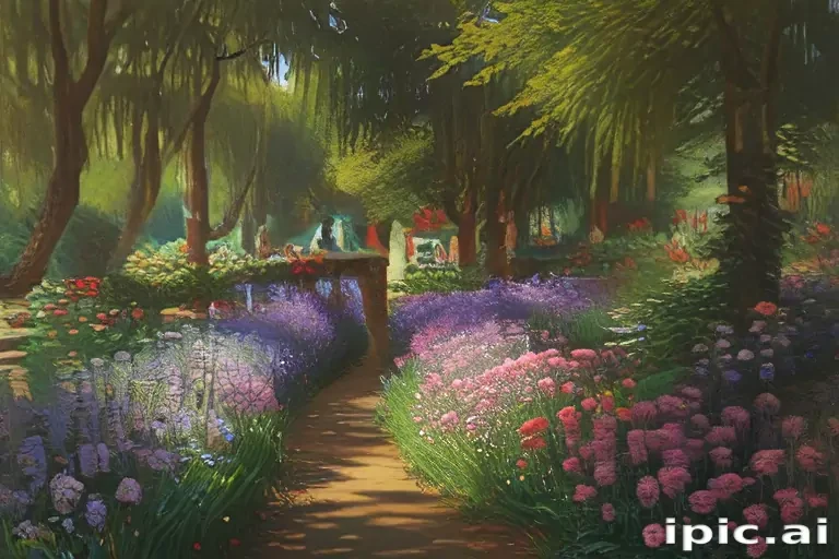 monet painting wallpaper
