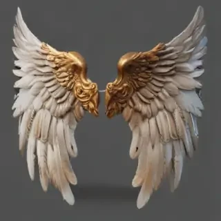 realistic angel wings png