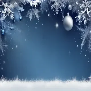 blue christmas bg