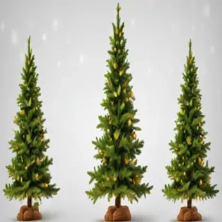 christmas trees transparent background