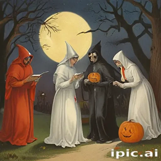 public domain vintage halloween art