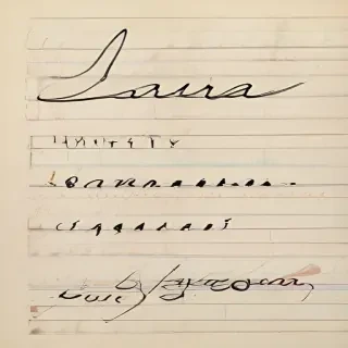 cursive laura