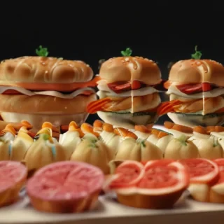 animated food