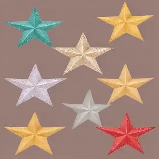 christmas stars clipart