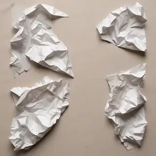 crumpled paper overlay