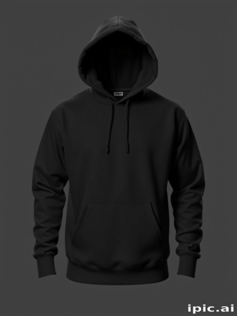 black hoodie mockup png