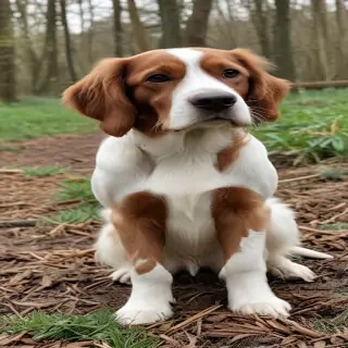 irish red and white setter
