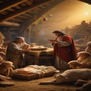 manger scene images free