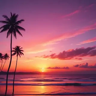 aesthetic sunset wallpaper