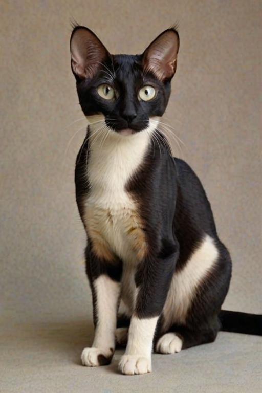 oriental bicolor cat breed