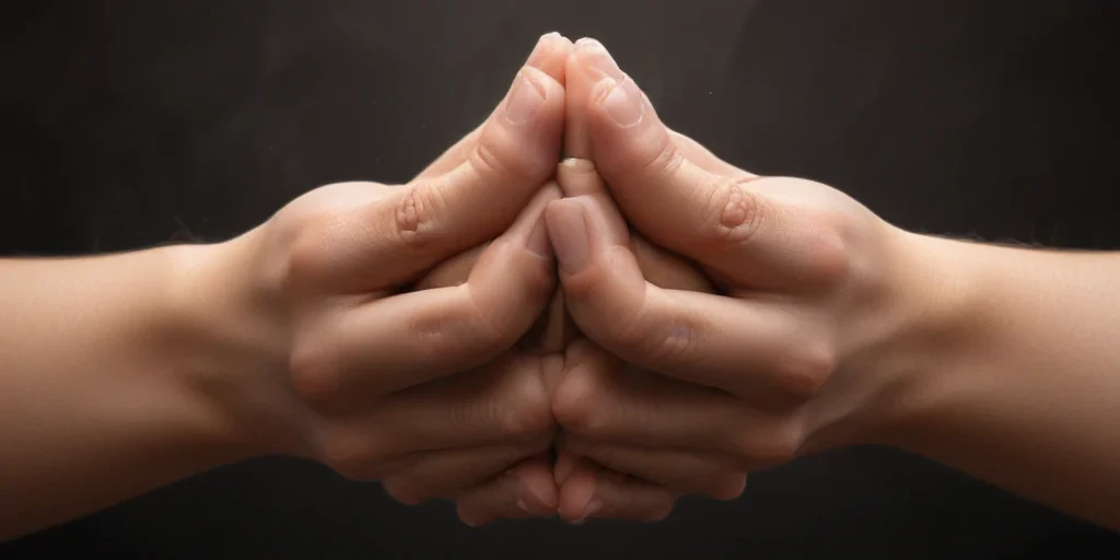pray hands png