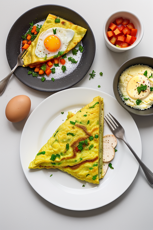 nutrition in 3 egg omelette