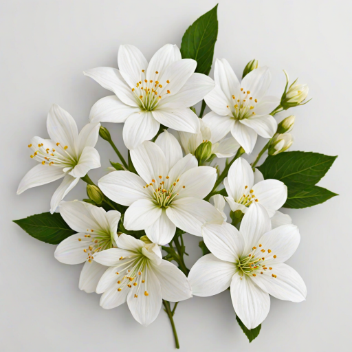 white flowers png transparent