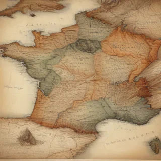 map of france