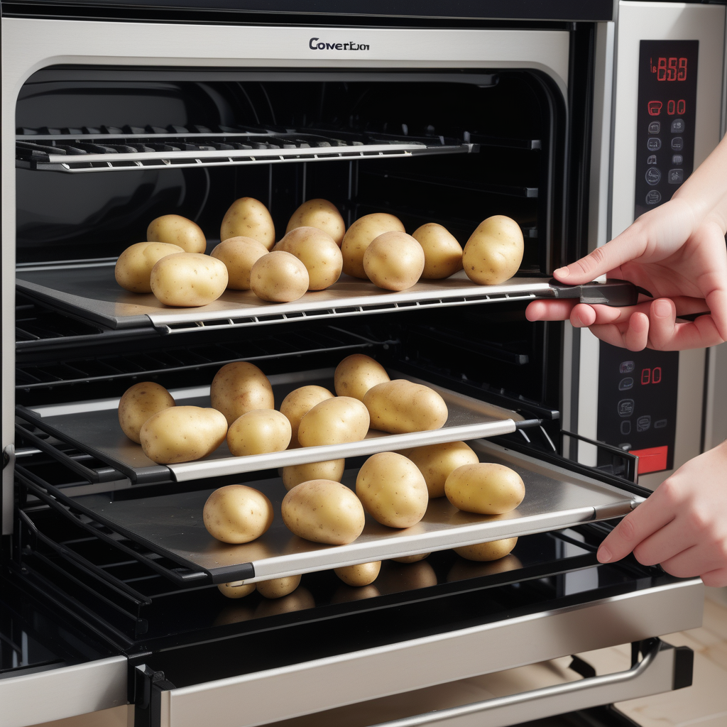 baking potatoes in convection oven