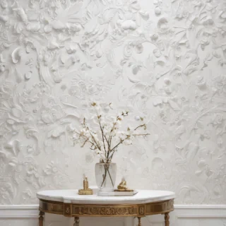 white wall paper