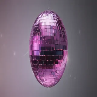 transparent background disco ball png