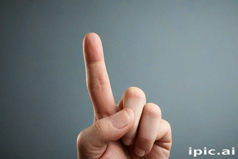 middle finger background