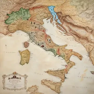 map of italy